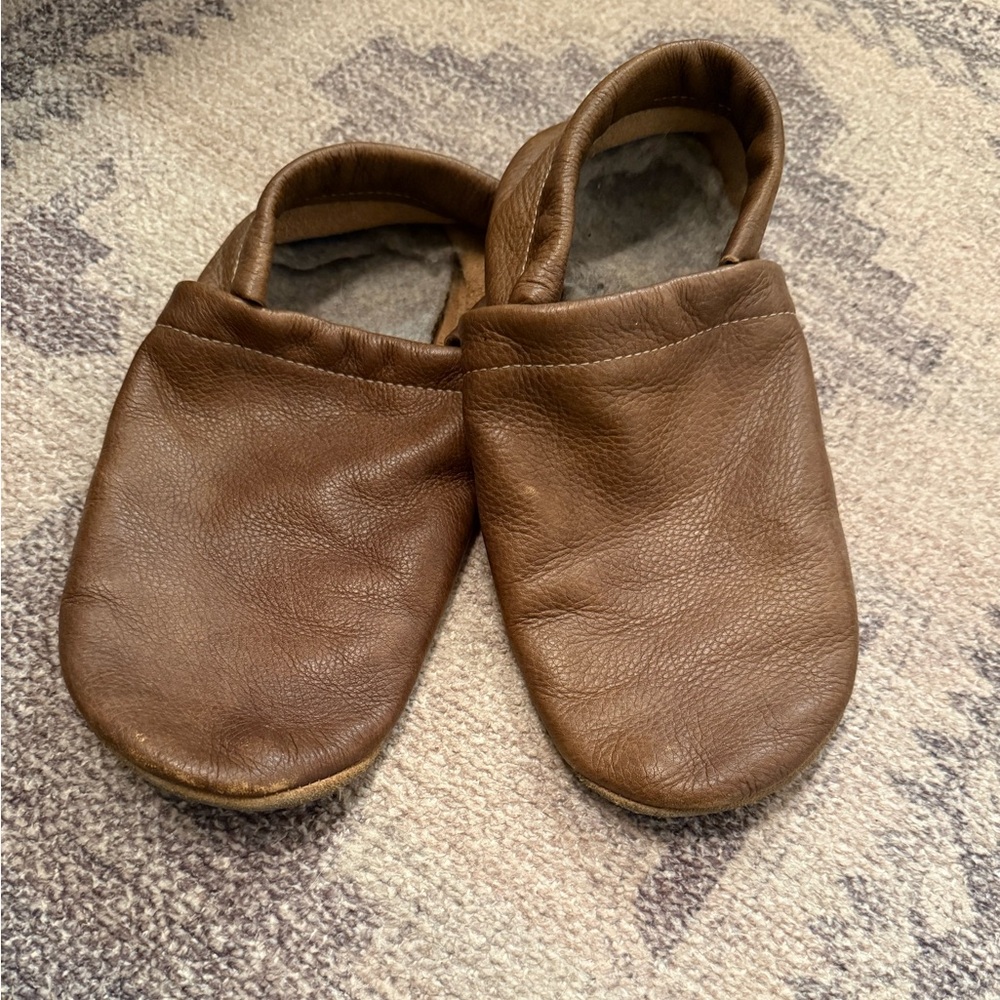 Brown Leather Starryknight designs indoor Mocs